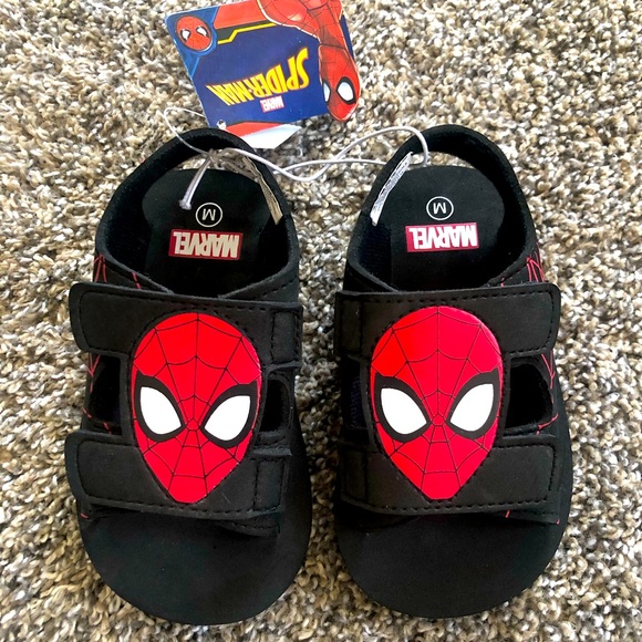 boys spiderman sandals